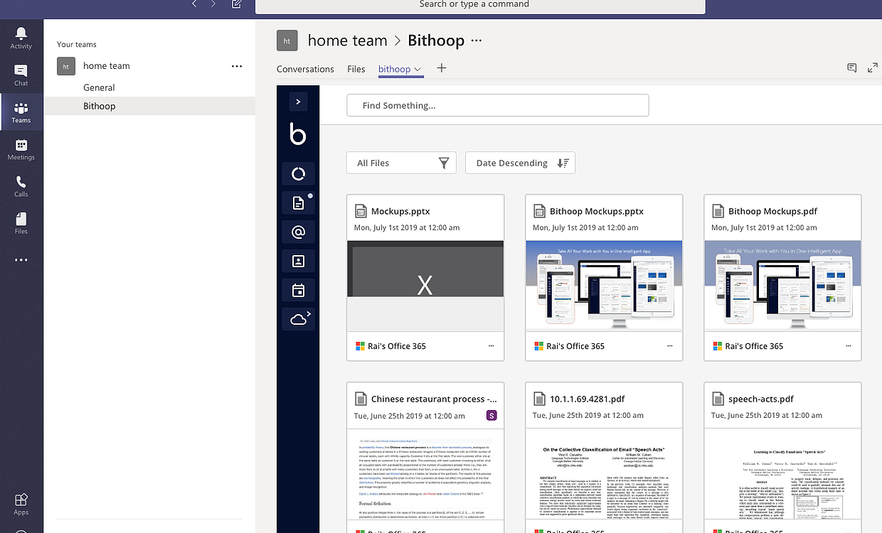 Give MS Teams Document Smarts